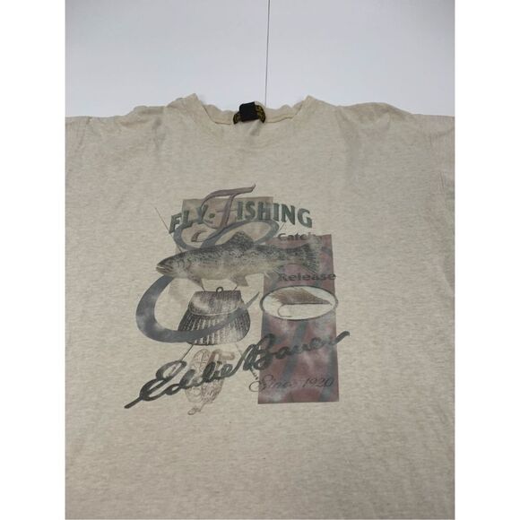 Vintage Graphic Fly Fishing T-shirt - Picture 2 of 7